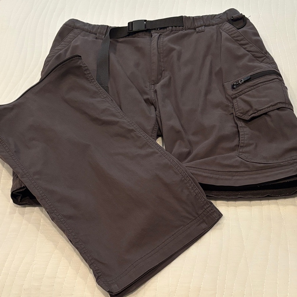 Convertible Cargo Pants - Dark Gray